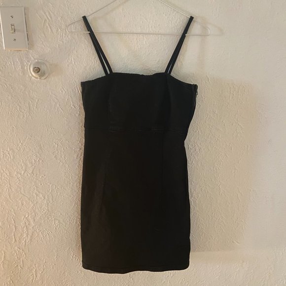 Black Denim Dress XS - Zara - Picture 5 of 7